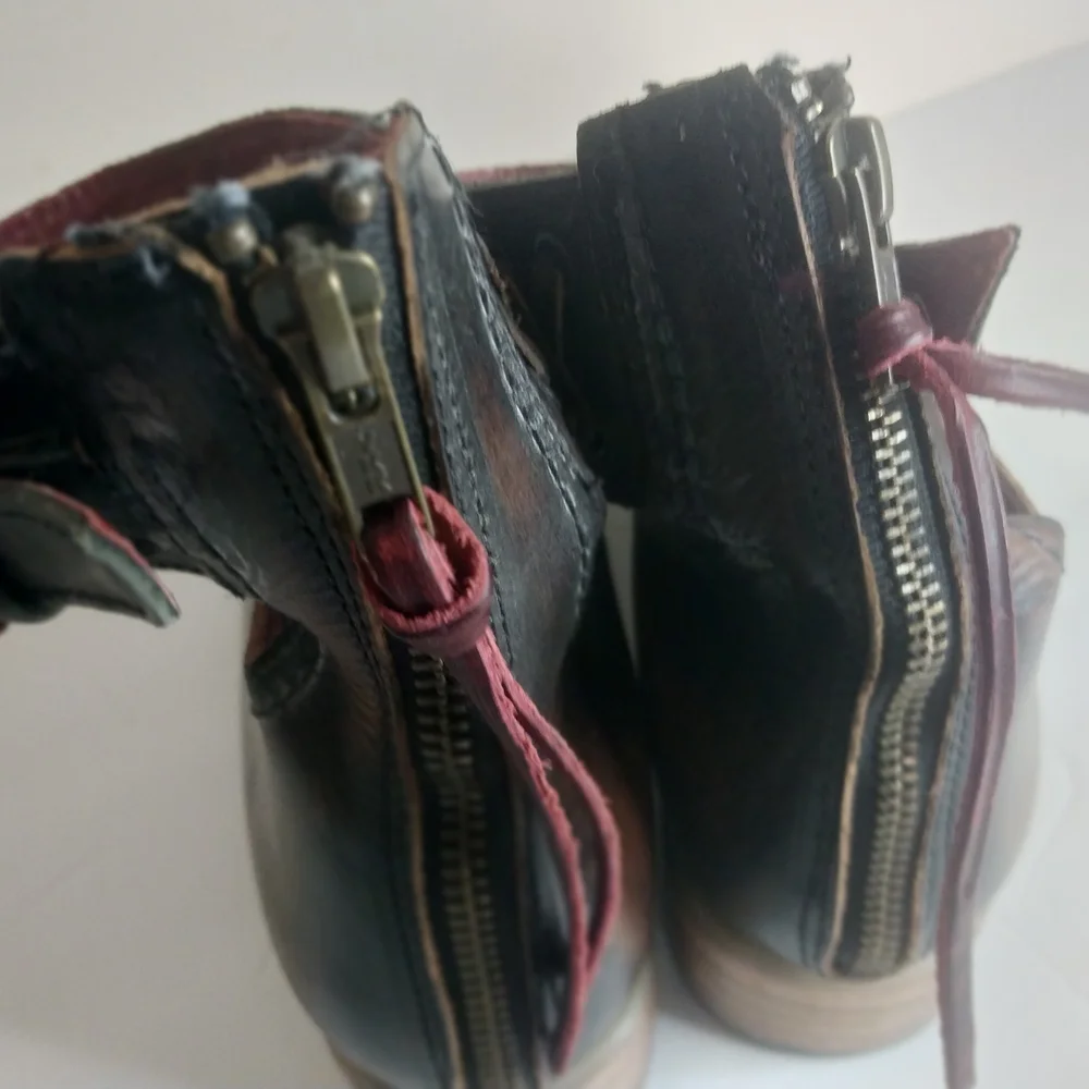 FIREBIRDS Moana Size 10 Elegant Brown Leather Women's Heels - Picture 7 of 12